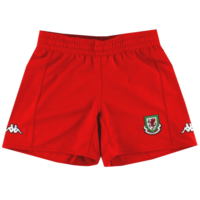2004-06 Wales Kappa Home Shorts XL.Boys Football Shorts