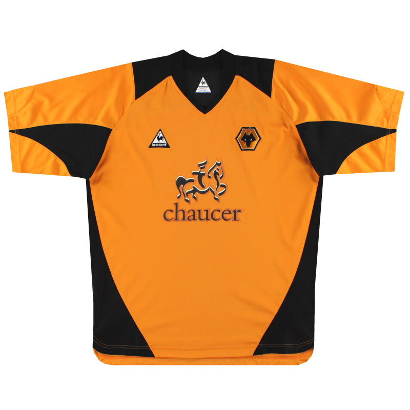 2004-06 Wolves Le Coq Sportif Home Shirt M Football Shirt