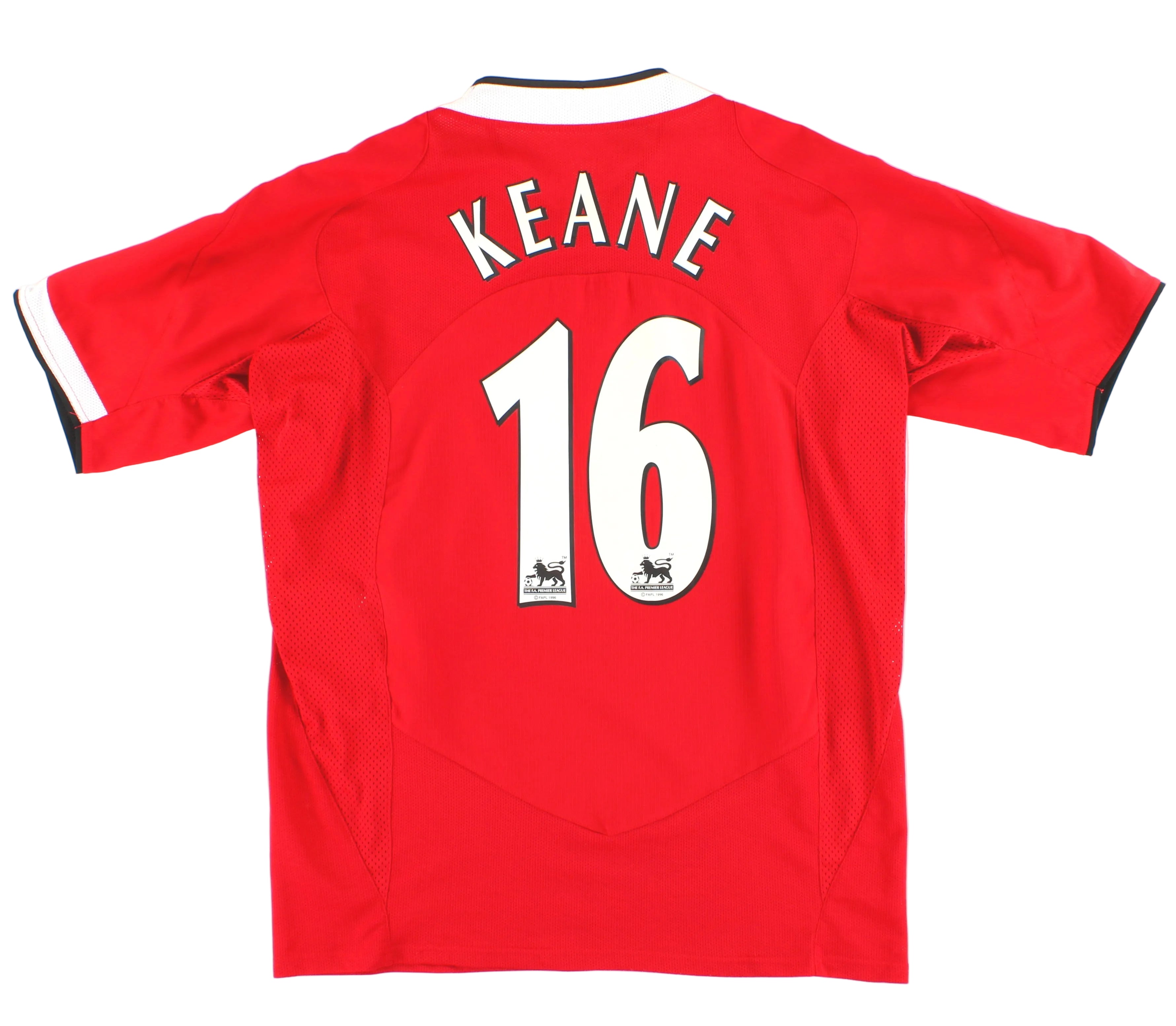 2004-06 Manchester United Nike Home Football Shirt Keane #16 *Mint* M