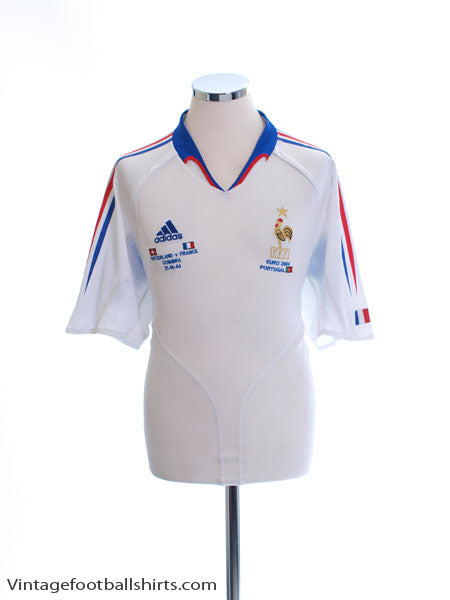 2004 France Away Shirt (vs. Switzerland) L Football Shirt