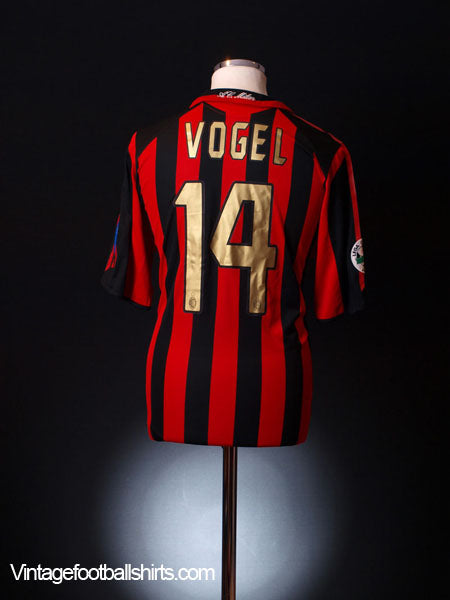 2005-06 AC Milan Match Issue Home Shirt Vogel #14 Football Shirt