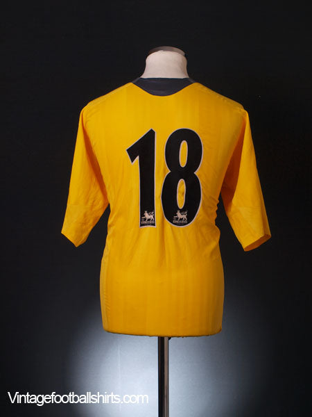 2005-06 Arsenal Reserves Match Issue Away Shirt #18 XL Football Shirt