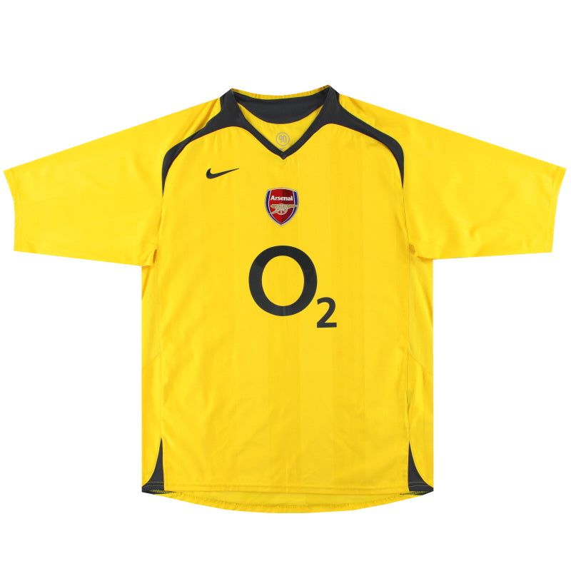 2005-06 Arsenal Nike Away Shirt XL Football Shirt