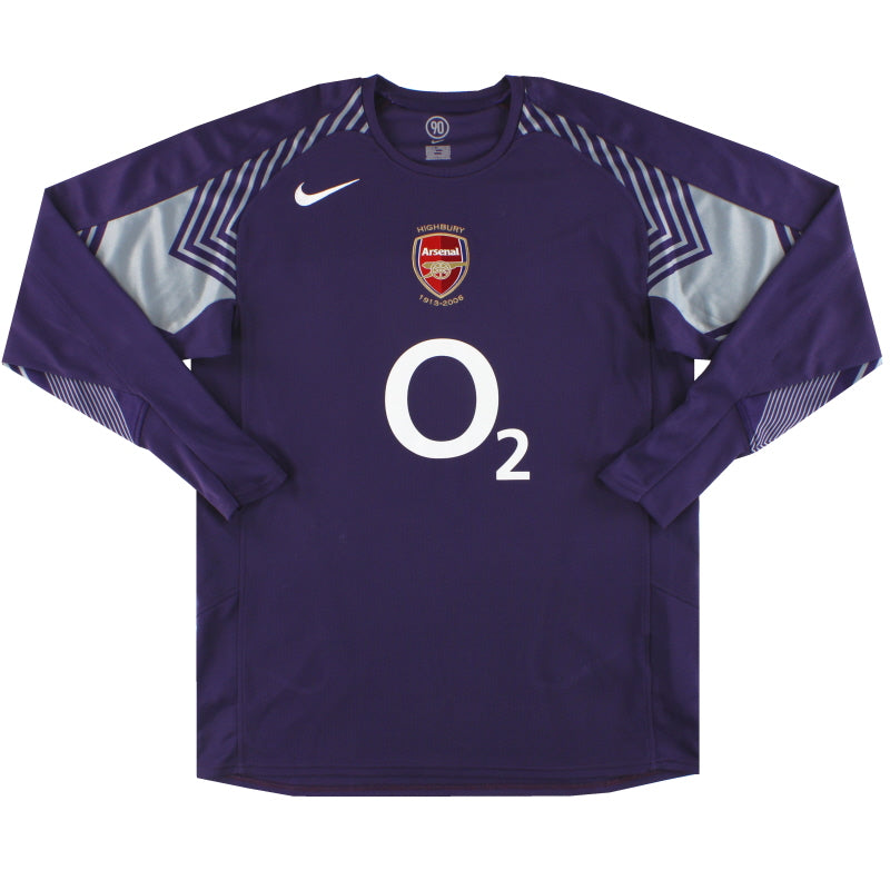 2005-06 Arsenal Nike Goalkeeper Shirt XL Football Shirt