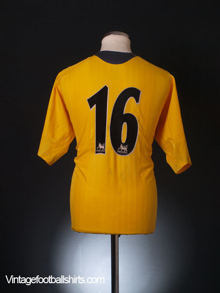 2005-06 Arsenal Reserves Match Issue Away Shirt #16 XL Football Shirt