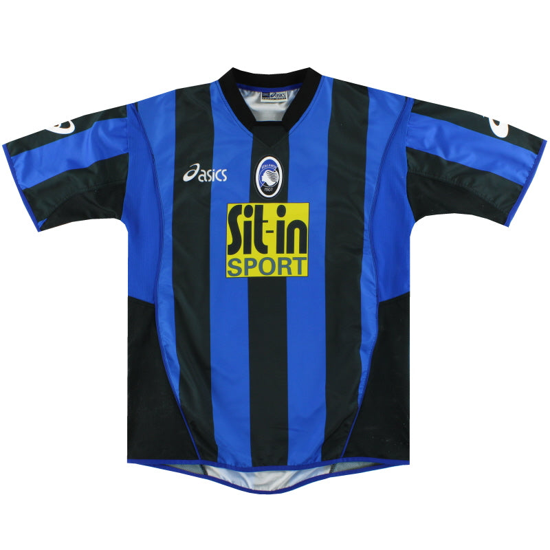 2005-06 Atalanta Asics Home Shirt L Football Shirt