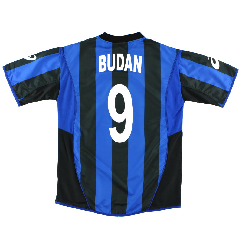 2005-06 Atalanta Home Shirt Budan #9 L Football Shirt