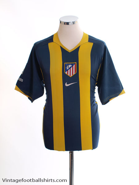 2005-06 Atletico Madrid Away Shirt M Football Shirt