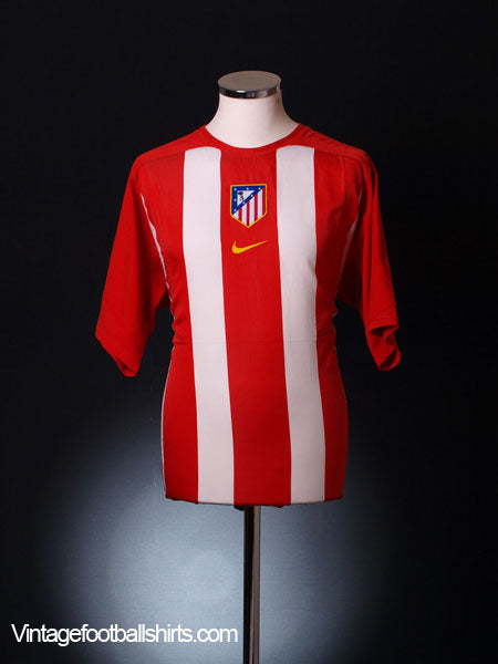2005-06 Atletico Madrid Home Shirt XL.Boys Football Shirt