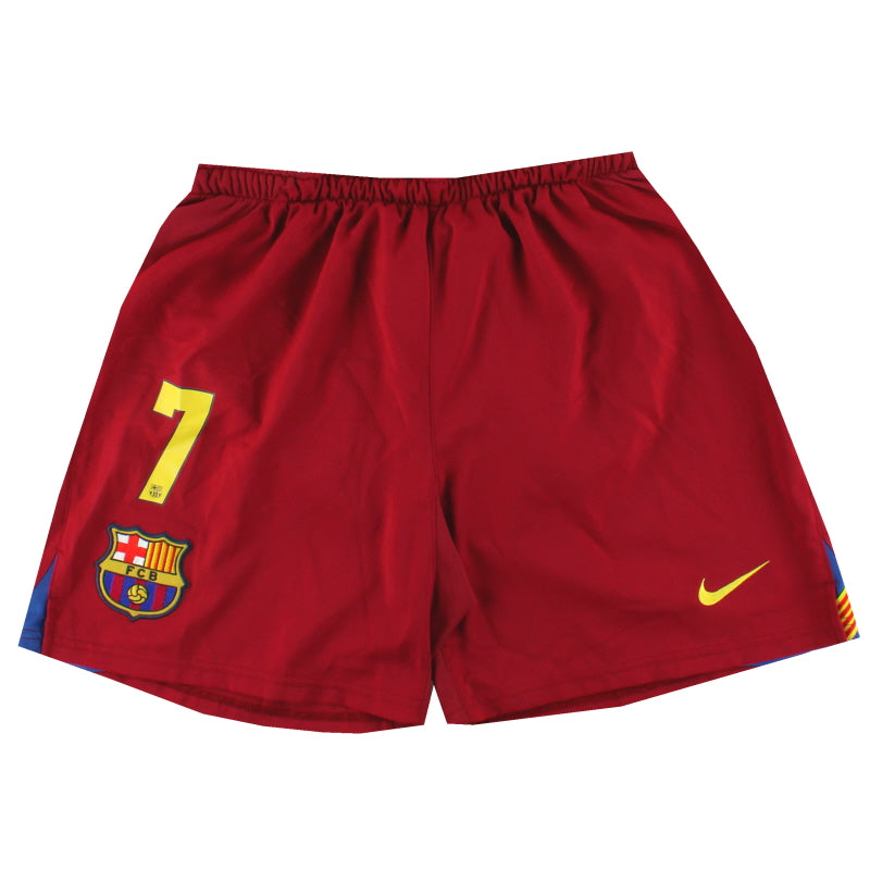 2005-06 Barcelona Nike Home Shorts #7 M Football Shorts