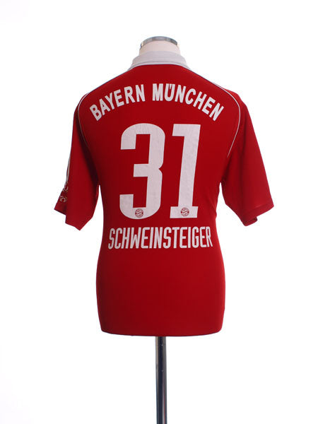 2005-06 Bayern Munich Home Shirt Schweinsteiger #31 M Football Shirt