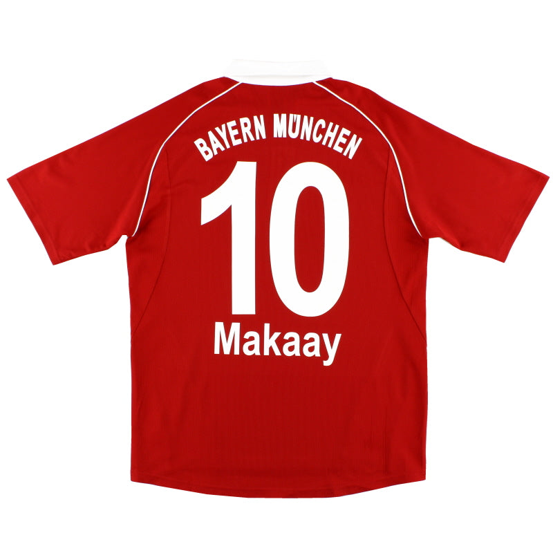 2005-06 Bayern Munich adidas Home Shirt Makaay #10 *Mint* L Football Shirt