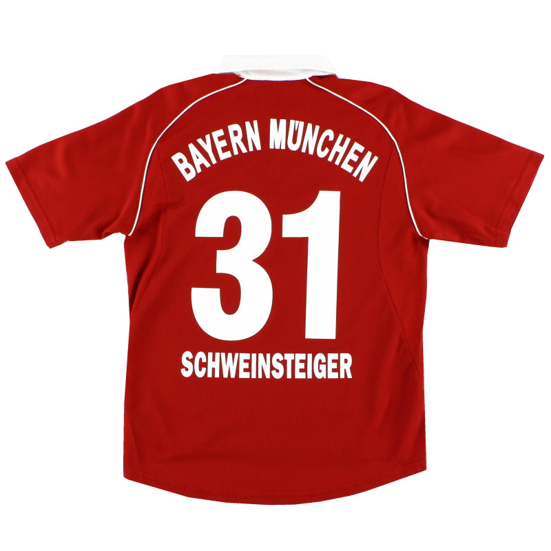 2005-06 Bayern Munich Shirt Schweinsteiger #31 XL.Boys Football Shirt