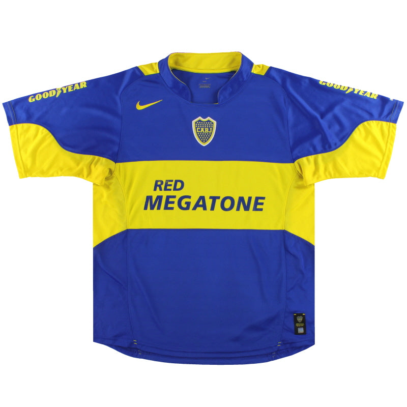 2005-06 Boca Juniors Nike Home Shirt L Football Shirt