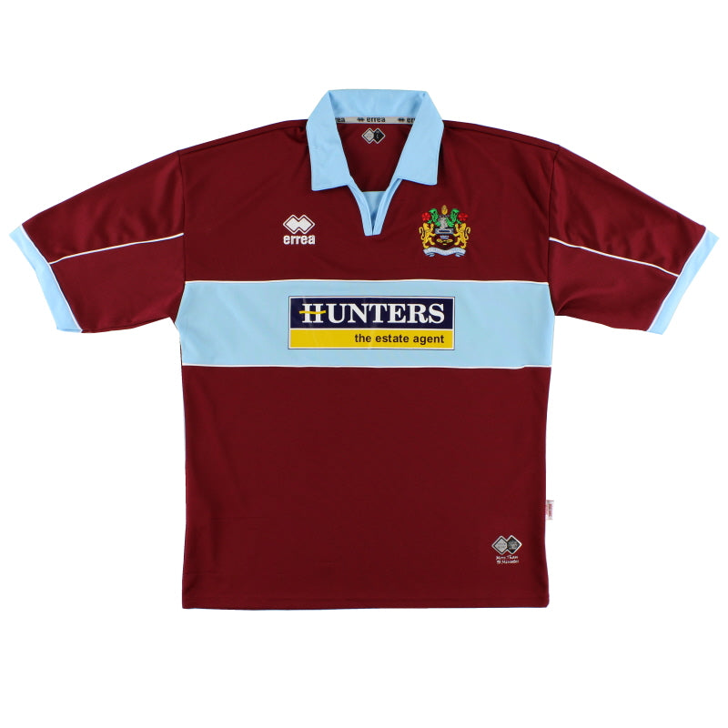 2005-06 Burnley Errea Home Shirt L Football Shirt
