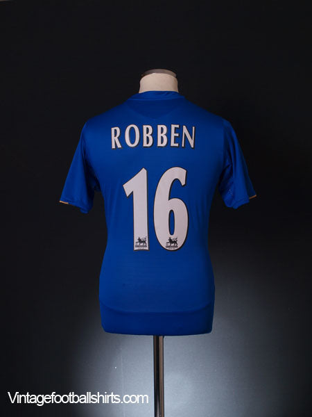2005-06 Chelsea Centenary Home Shirt Robben #16 S Football Shirt
