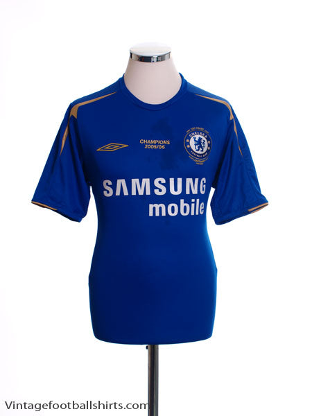 2005-06 Chelsea 'Champions' Centenary Home Shirt M Football Shirt