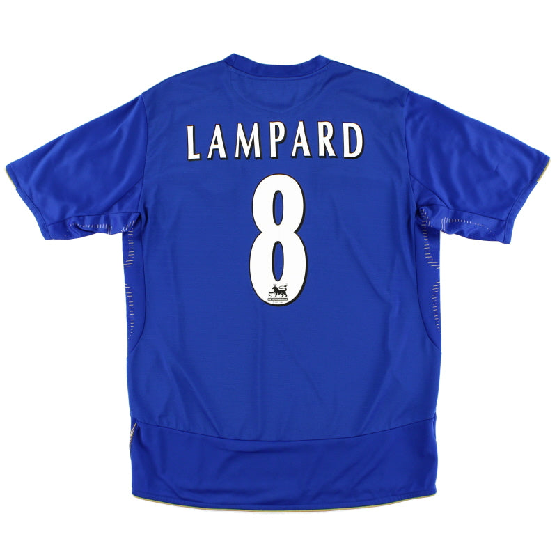 2005-06 Chelsea Home Shirt Lampard #8 XL Football Shirt