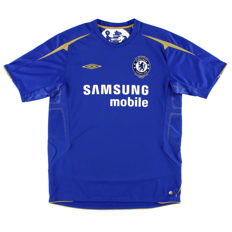 2005-06 Chelsea Umbro Centenary Home Shirt *Mint* M Football Shirt
