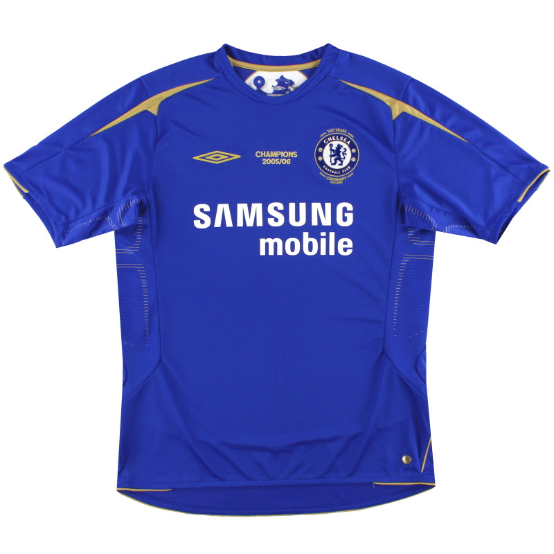2005-06 Chelsea Umbro Centenary 'Champions' Home Shirt *As New* XL Football Shirt