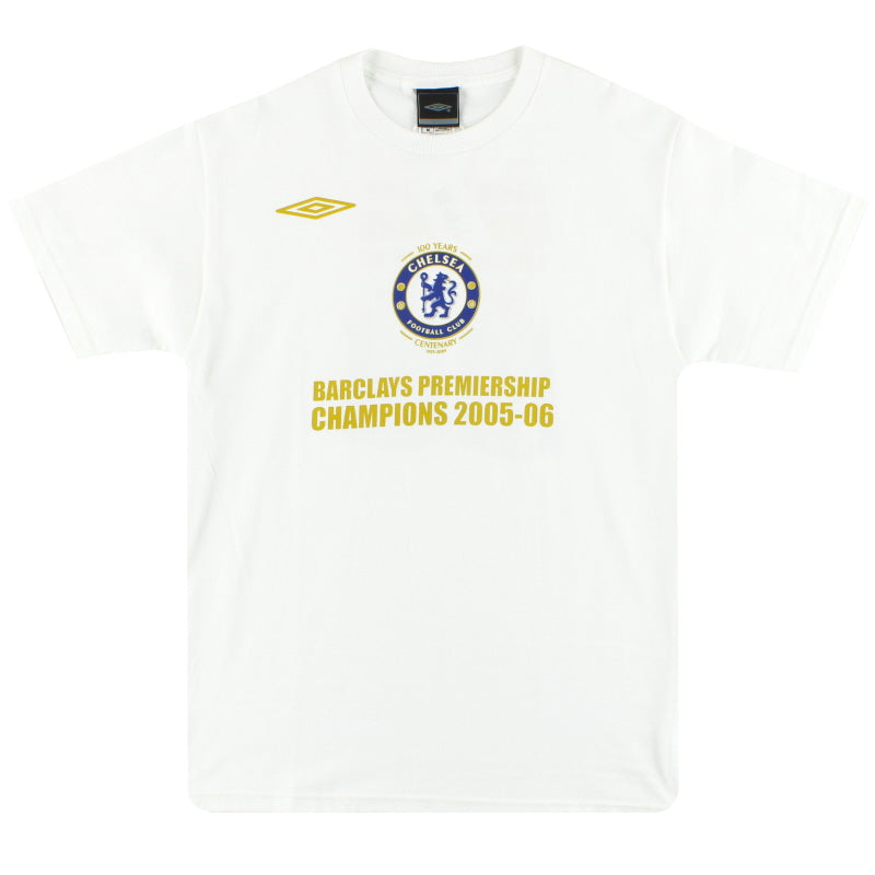 2005-06 Chelsea Umbro Champions T-Shirt M T-Shirt