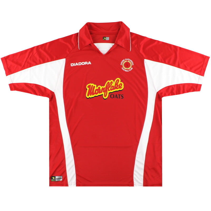 2005-06 Crewe Alexandra Diadora Home Shirt *As New* L Football Shirt
