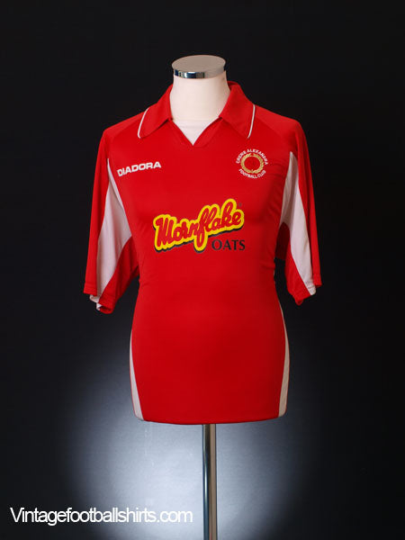 2005-06 Crewe Alexandra Home Shirt L Football Shirt