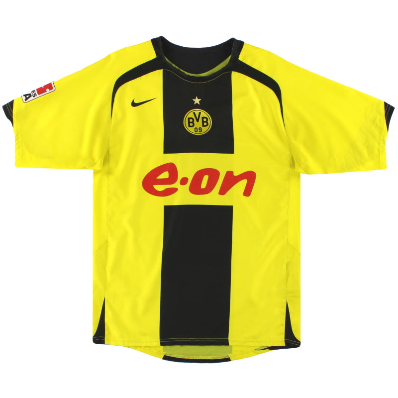 2005-06 Dortmund Nike Home Shirt S Football Shirt