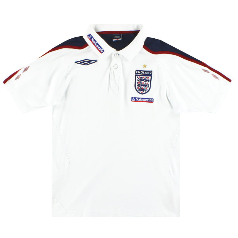 2005-06 England Umbro Polo Shirt S Polo Shirt