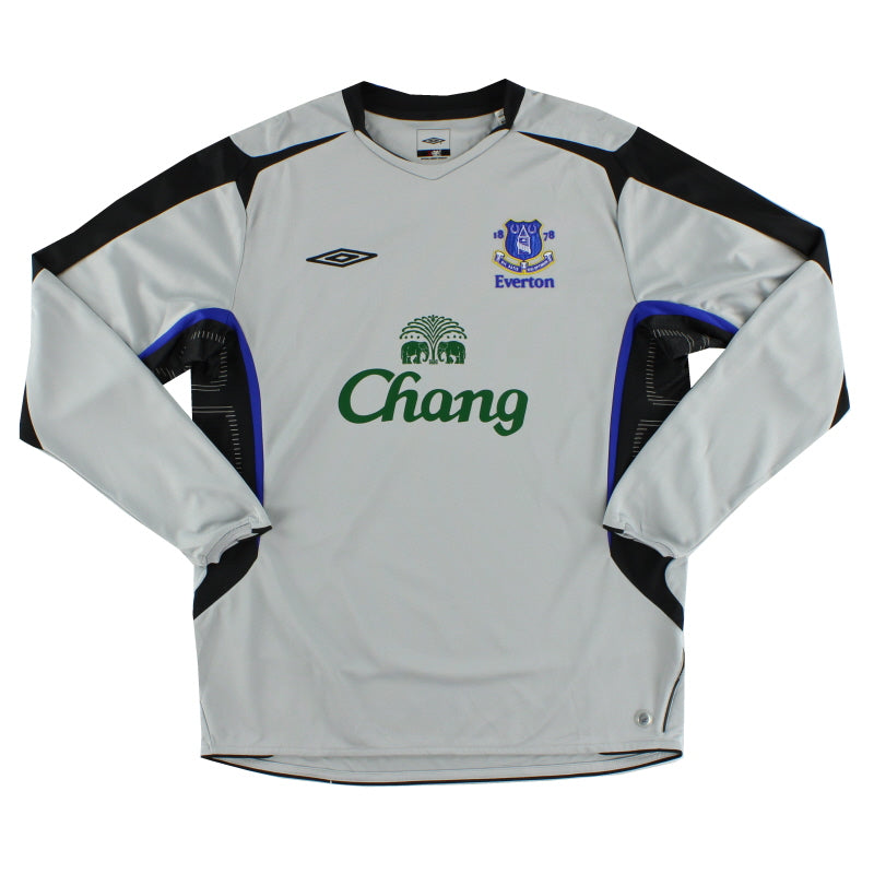 2005-06 Everton Away Shirt L/S L Football Shirt