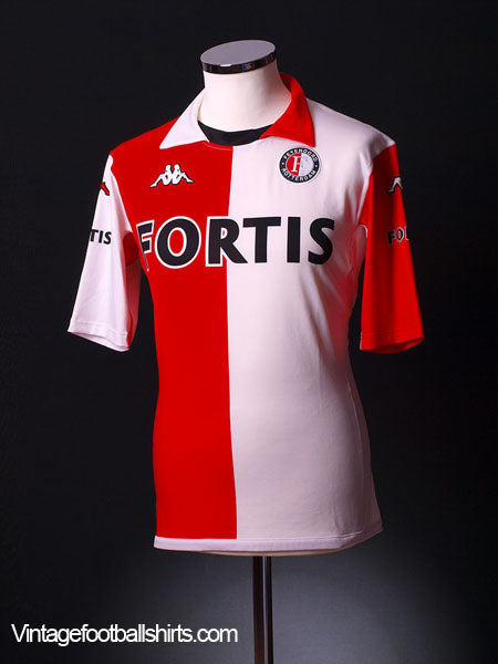 2005-06 Feyenoord Home Shirt *Mint* L Football Shirt