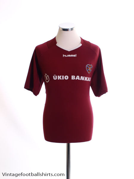 2005-06 Hearts Home Shirt XL Football Shirt
