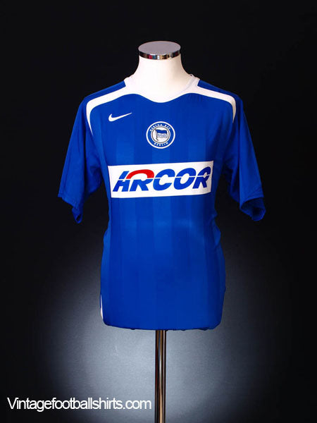 2005-06 Hertha Berlin Home Shirt *Mint* S Football Shirt
