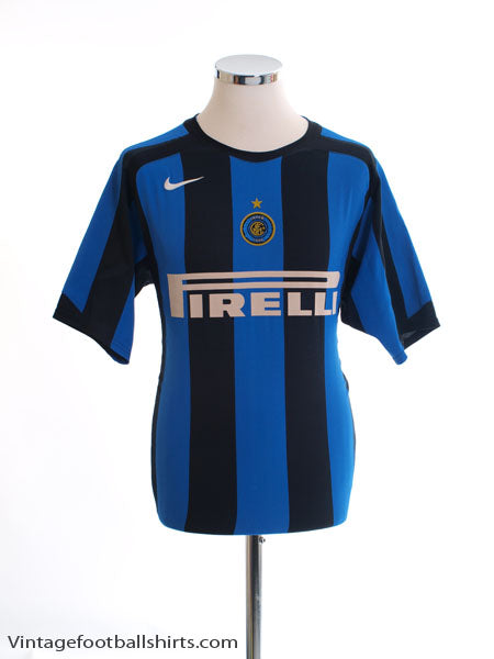 2005-06 Inter Milan Home Shirt S Football Shirt