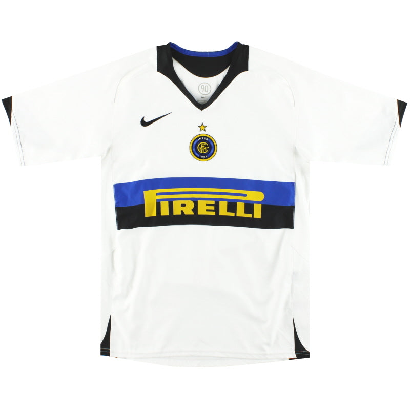 2005-06 Inter Milan Nike Away Shirt L.Boys Football Shirt