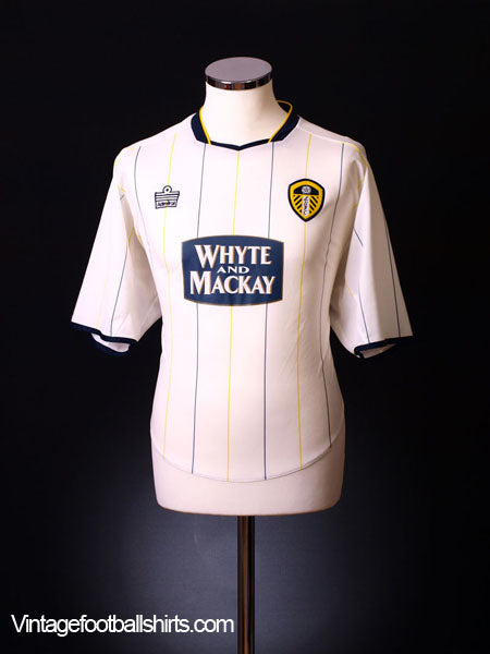 2005-06 Leeds Home Shirt L Football Shirt