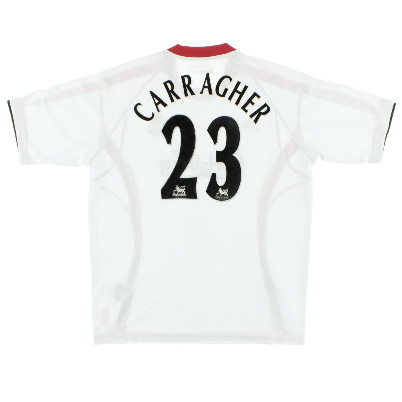 2005-06 Liverpool Away Shirt Carragher #23 L Football Shirt
