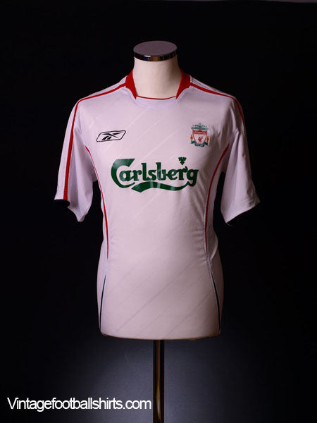 2005-06 Liverpool Away Shirt L Football Shirt