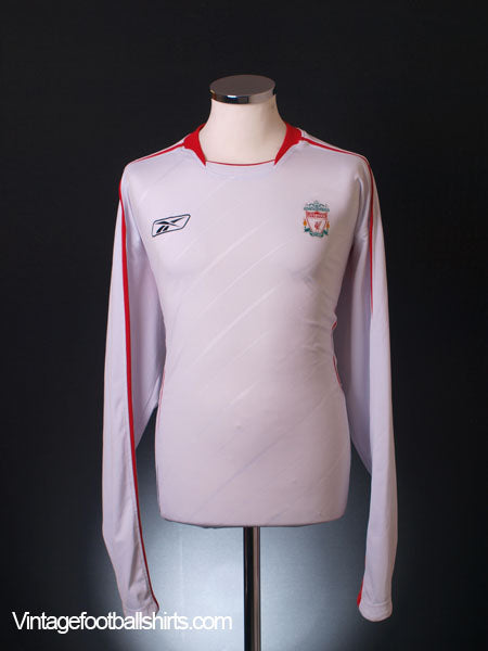 2005-06 Liverpool Match Issue Away Shirt #13 L/S XL Football Shirt