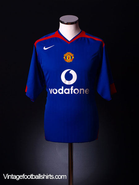 2005-06 Manchester United Away Shirt S Football Shirt