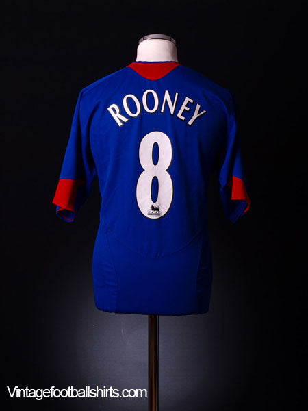 2005-06 Manchester United Away Shirt Rooney #8 L Football Shirt