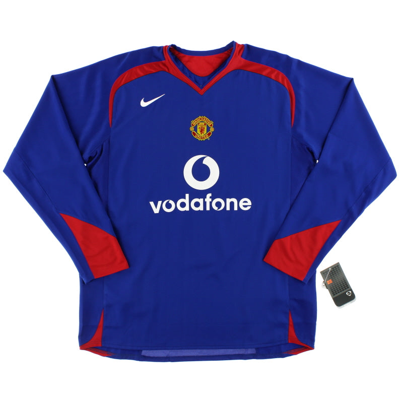 2005-06 Manchester United Nike Away Shirt L/S *w/tags* XL Football Shirt