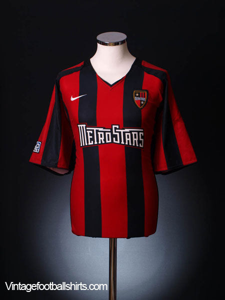 2005-06 Metrostars Home Shirt XXL Football Shirt