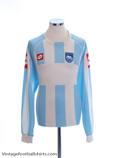 2005-06 Pescara Player Issue Home Shirt #3 L/S XL Football Shirt