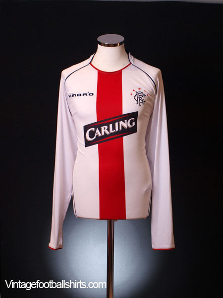 2005-06 Rangers Away Shirt *Mint* L/S XL Football Shirt