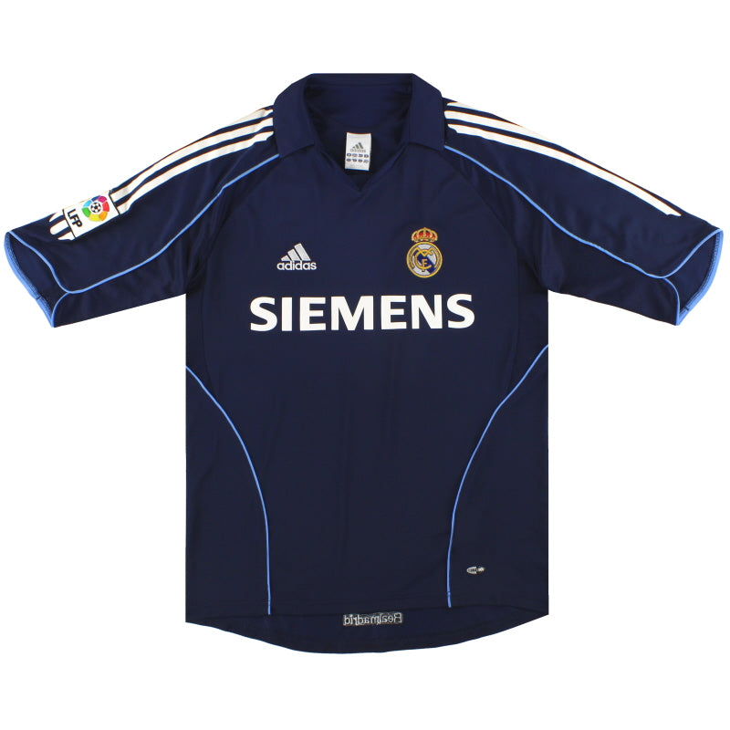 2005-06 Real Madrid adidas Away Shirt *Mint* M Football Shirt