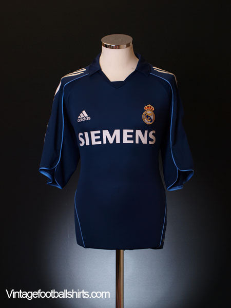2005-06 Real Madrid Away Shirt *Mint* L Football Shirt