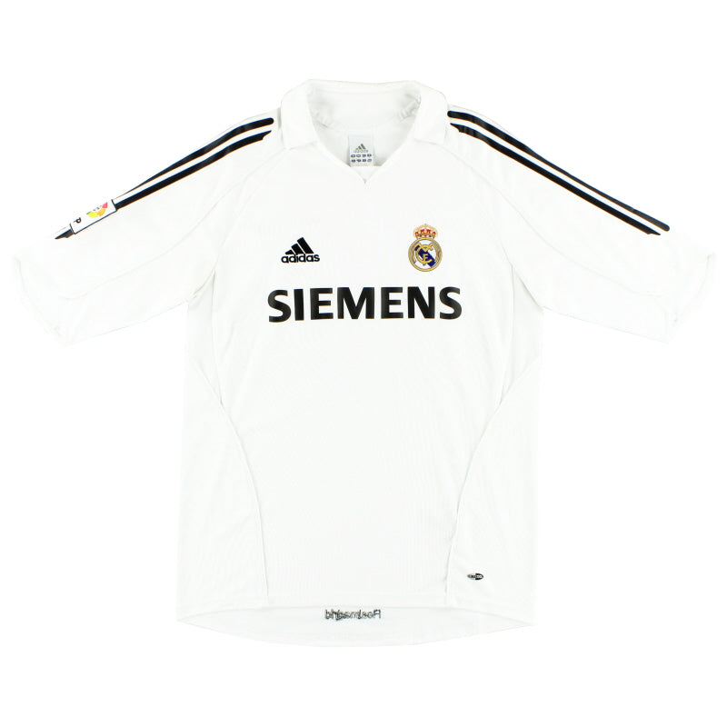 2005-06 Real Madrid adidas Home Shirt S Football Shirt