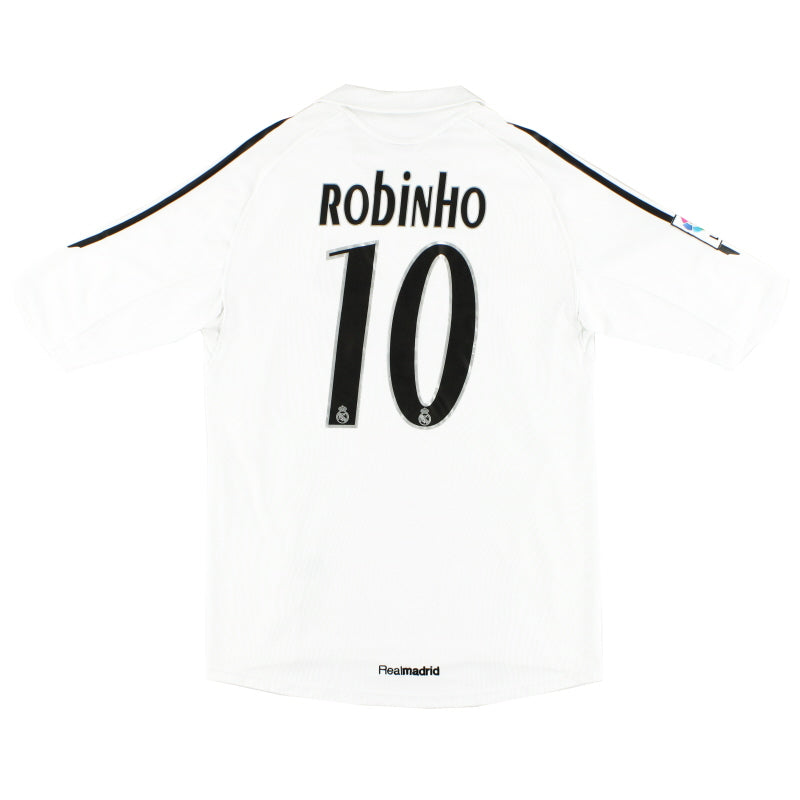 2005-06 Real Madrid Home Shirt Robinho #10 M Football Shirt