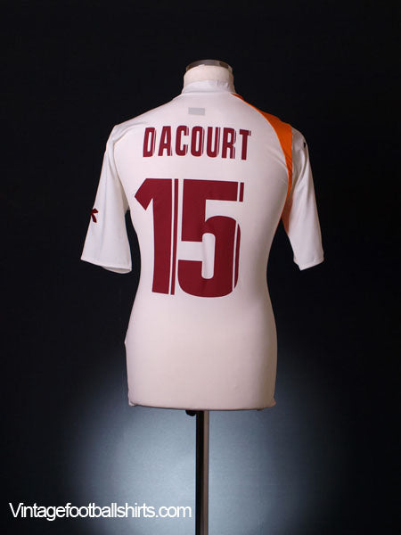 2005-06 Roma Away Shirt Dacourt #15 L Football Shirt